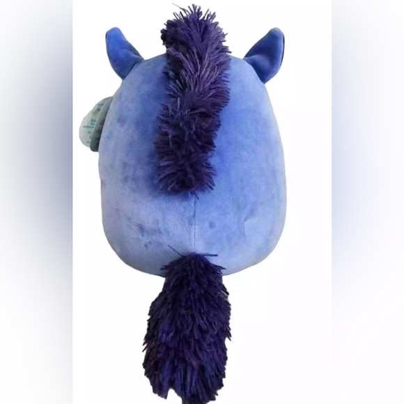 NWT 11” Caden the Blue Horse Squishmallow RARE Silver Tag - Picture 3 of 5